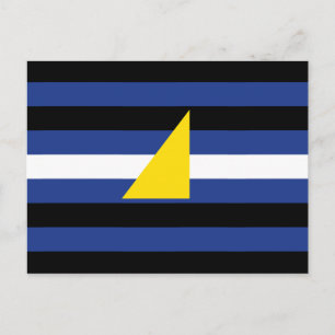 Postal Bandera de Orgullo de Deportes Acuáticos