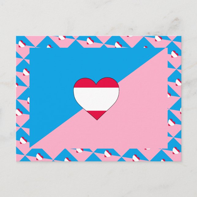POSTAL BANDERA DE ORGULLO DE JUEGO DE EDAD (Anverso)