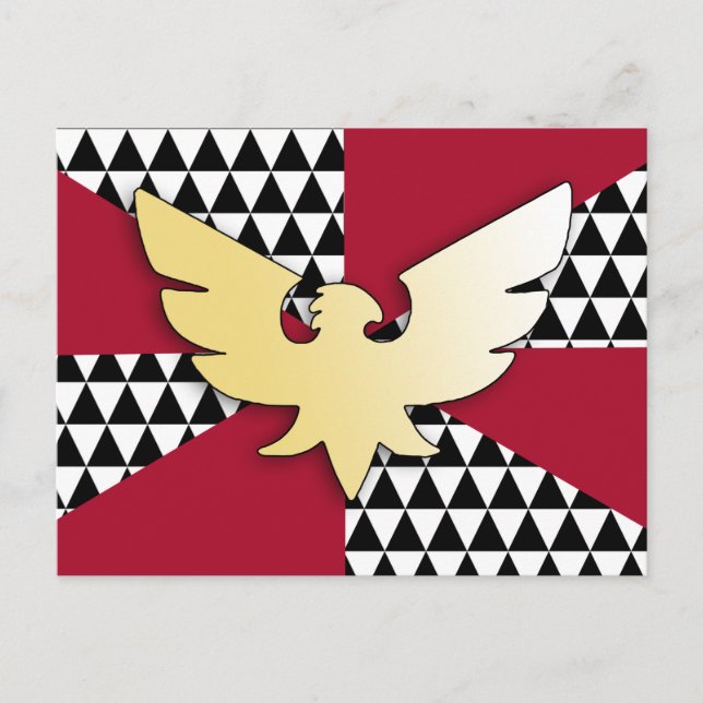 Postal Bandera de Orgullo Drag (Anverso)