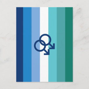 Postal Bandera de orgullo gay MLM