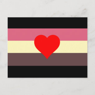 Postal Bandera de Orgullo Gordo