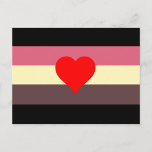 Postal Bandera de Orgullo Gordo