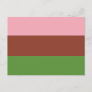 Postal Bandera de Orgullo Gynosexual