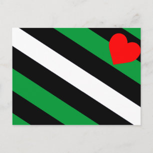 Postal Bandera de Orgullo Leather Boi