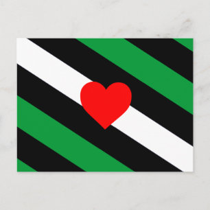 Postal Bandera de Orgullo Leather Boi