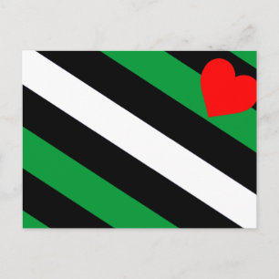 Postal Bandera de Orgullo Leather Boi