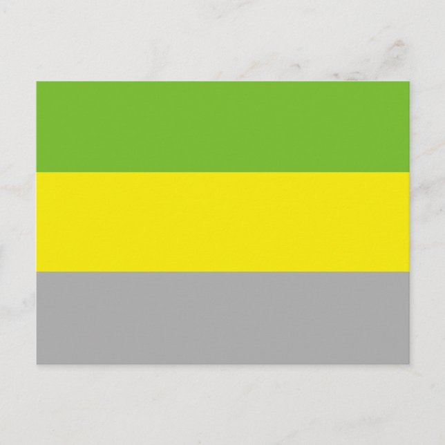Postal Bandera de Orgullo Litromántico (Anverso)