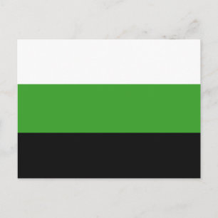 Postal Bandera de Orgullo Neutrois