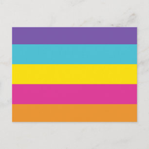 Postal Bandera de Orgullo No Binario de Género
