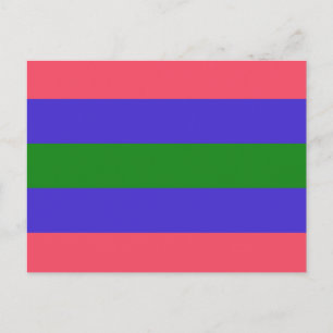 Postal Bandera de Orgullo Trigénero