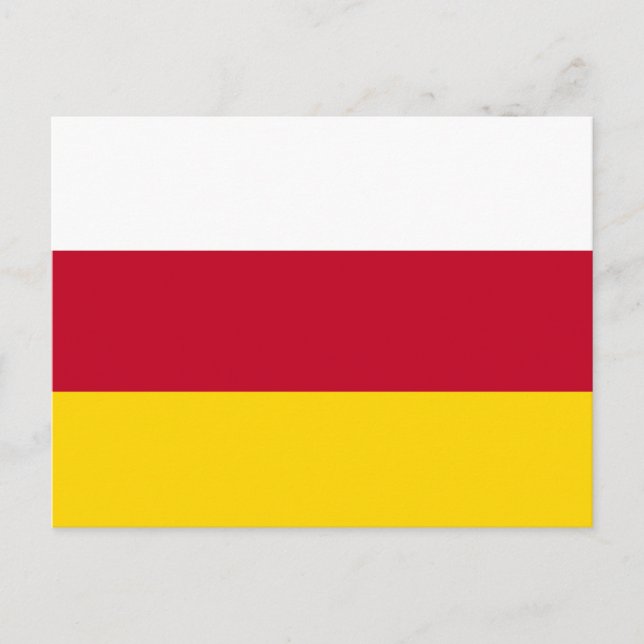Postal Bandera de Osetia del Norte (Anverso)