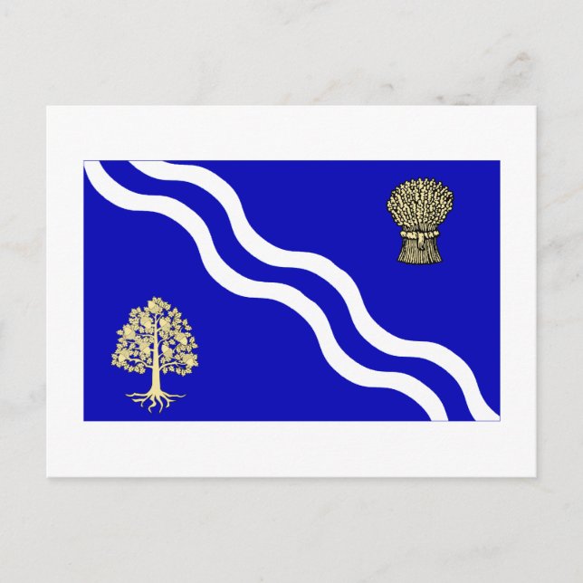 Postal Bandera de Oxfordshire (Anverso)