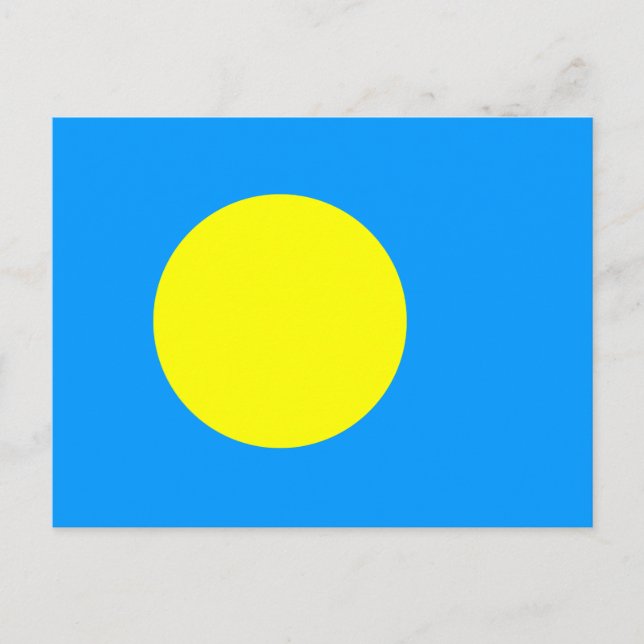 Postal Bandera de Palau (Anverso)