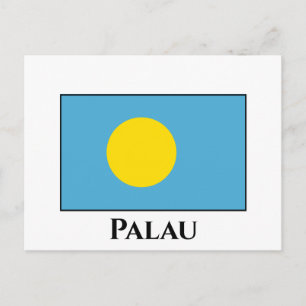 Postal Bandera de Palau