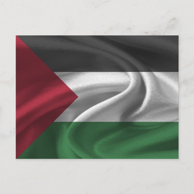 Postal Bandera de Palestina (Anverso)