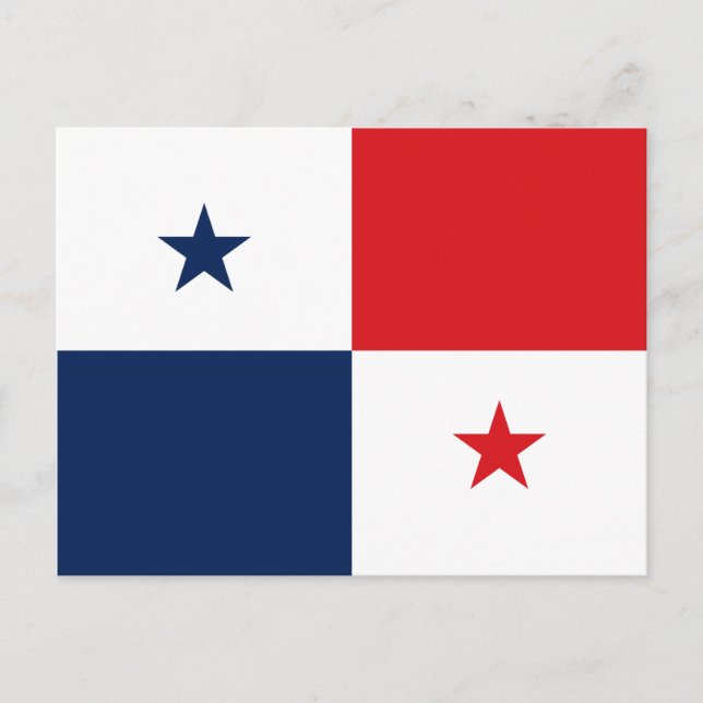 Postal Bandera de Panamá (Anverso)