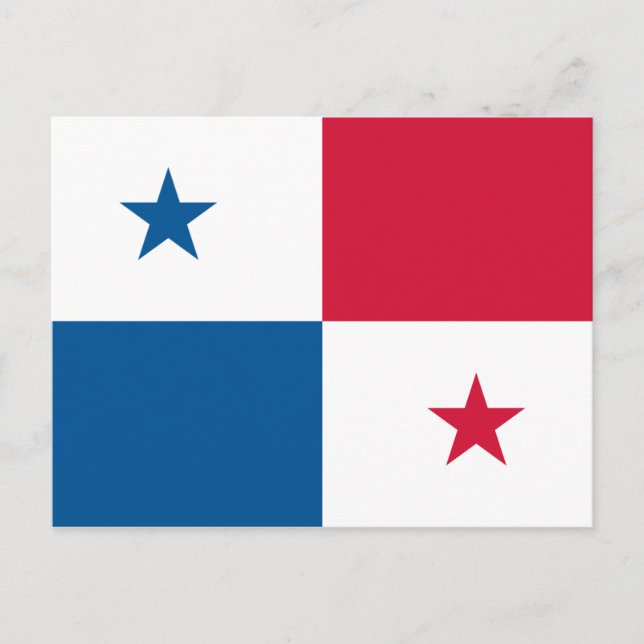 Postal Bandera de Panamá (Anverso)