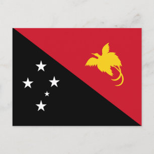 Postal Bandera de Papua Nueva Guinea