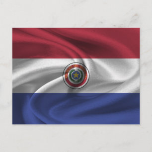 Postal Bandera de Paraguay