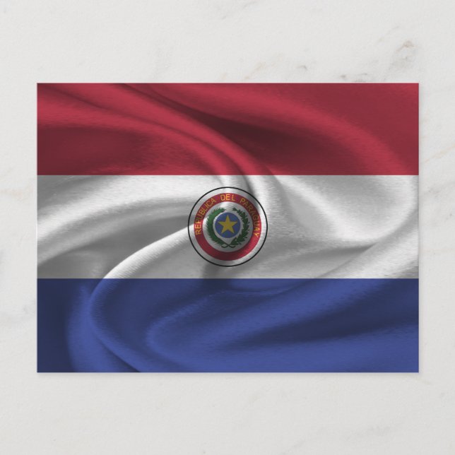 Postal Bandera de Paraguay (Anverso)