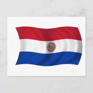 Postal Bandera de Paraguay