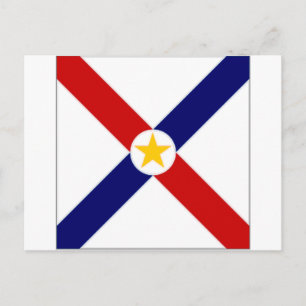 Postal Bandera de Paraguay