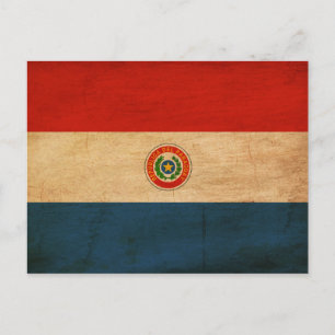 Postal Bandera de Paraguay