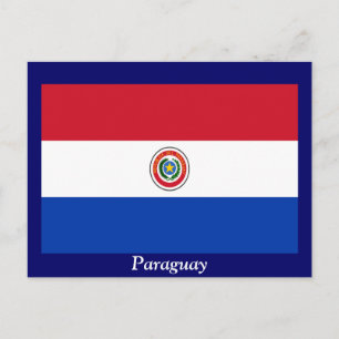 Postal Bandera de Paraguay