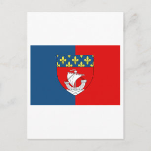 Postal Bandera de París