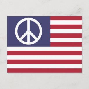 Postal Bandera de Paz de Estados Unidos