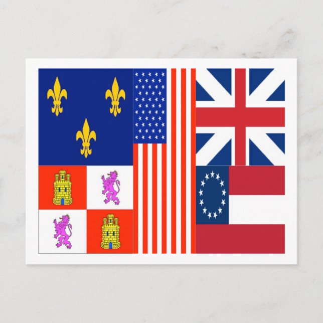 Postal Bandera de Pensacola (Anverso)