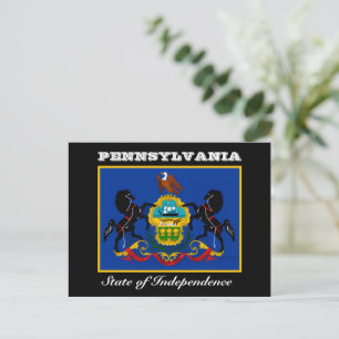 Postal Bandera de Pensilvania