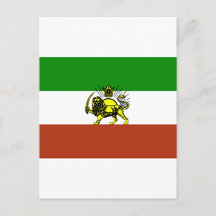 Postal Bandera de Persia