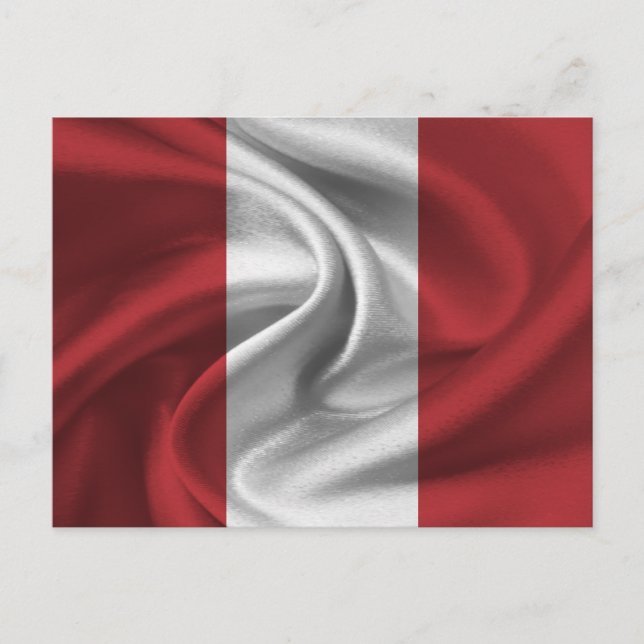 Postal Bandera de Perú (Anverso)