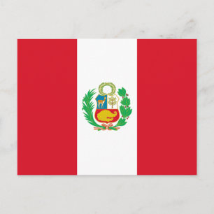 Postal Bandera de Perú