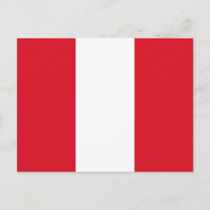 Postal Bandera de Perú