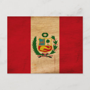 Postal Bandera de Perú