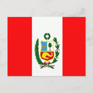 Postal Bandera de Perú