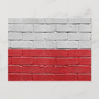 Postal Bandera de Polonia