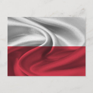 Postal Bandera de Polonia