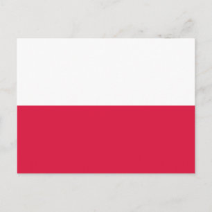 Postal Bandera de Polonia