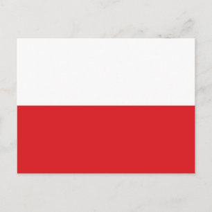 Postal Bandera de Polonia