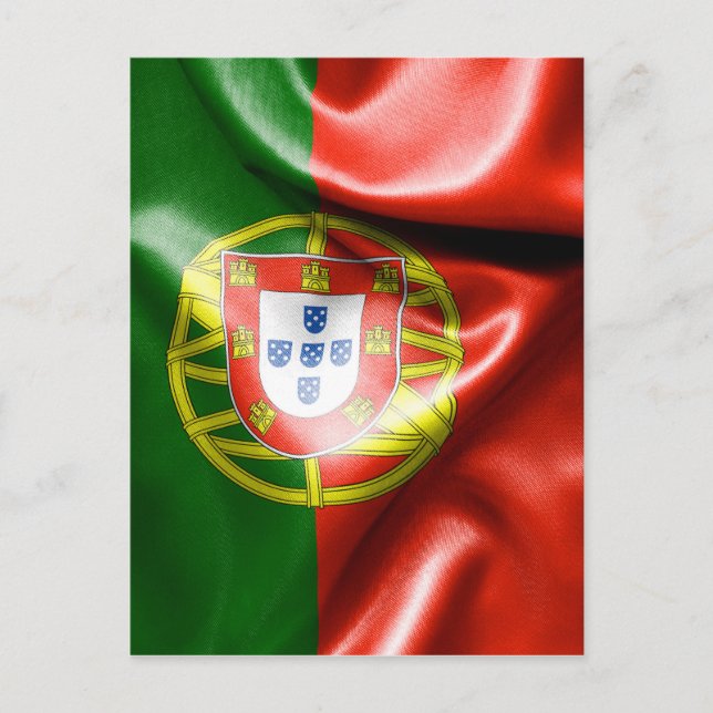 Postal Bandera de Portugal (Anverso)