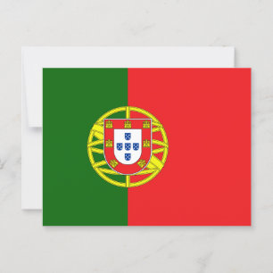 Postal Bandera de Portugal