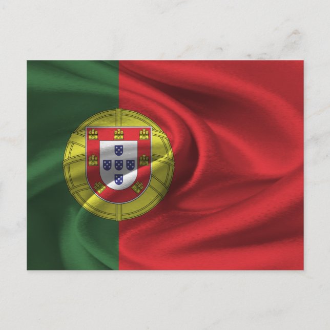 Postal Bandera de Portugal (Anverso)