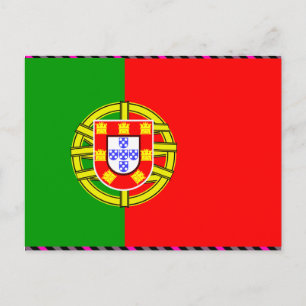 Postal Bandera de Portugal