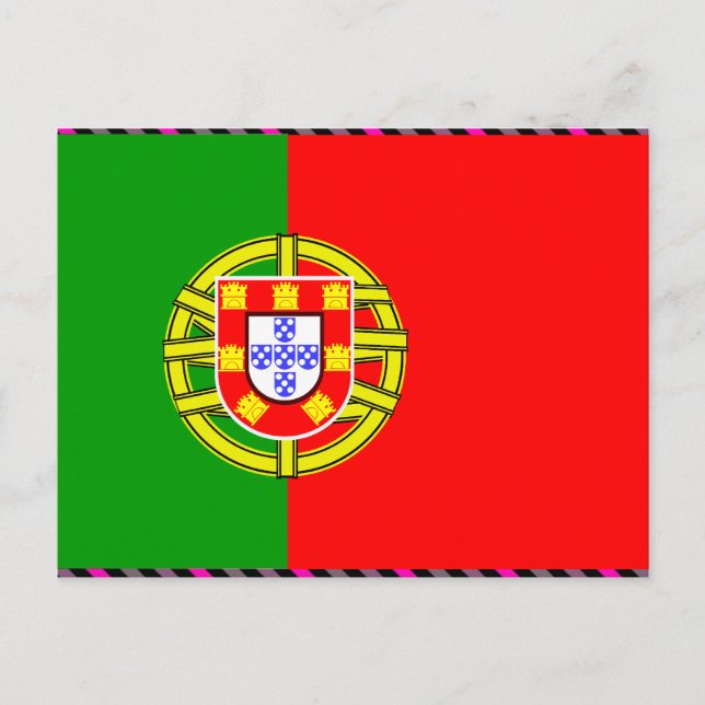 Postal Bandera de Portugal (Anverso)