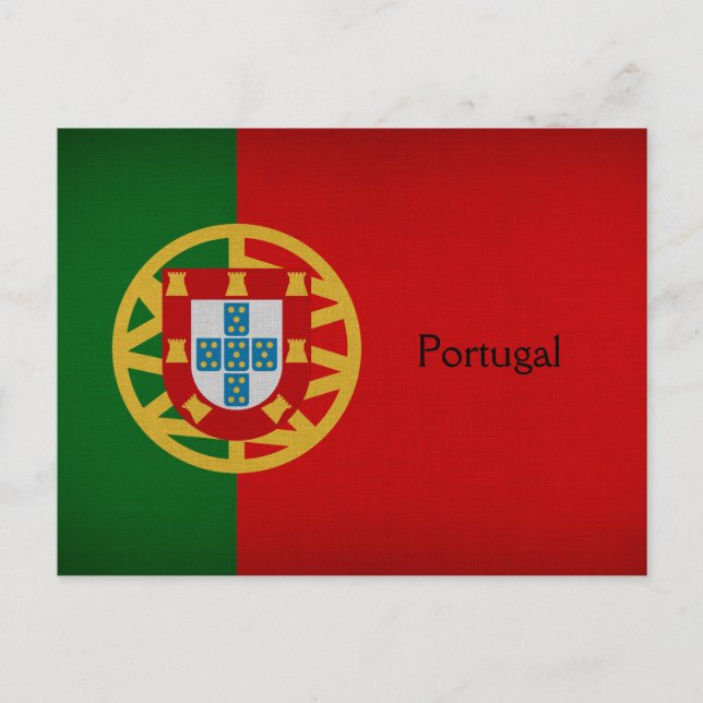 Postal Bandera de Portugal (Anverso)