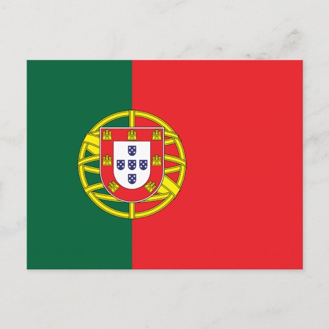 Postal Bandera de Portugal (Anverso)