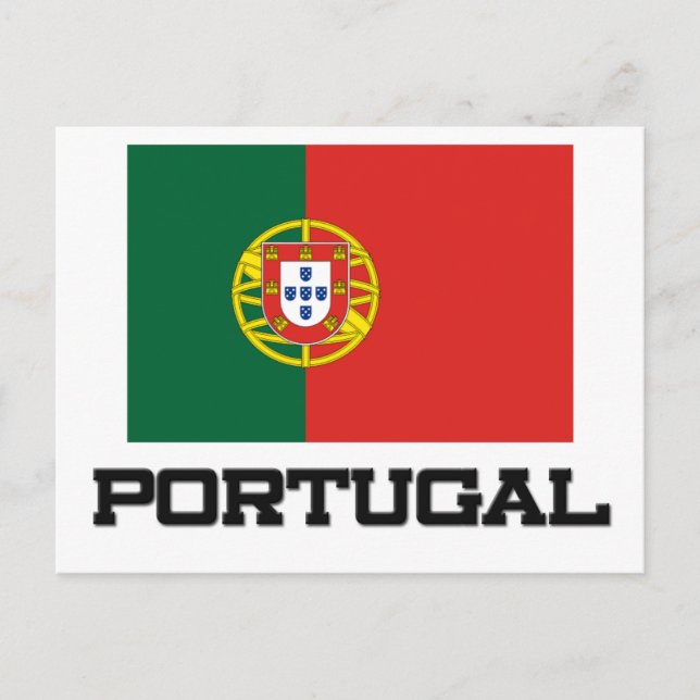 Postal Bandera de Portugal (Anverso)